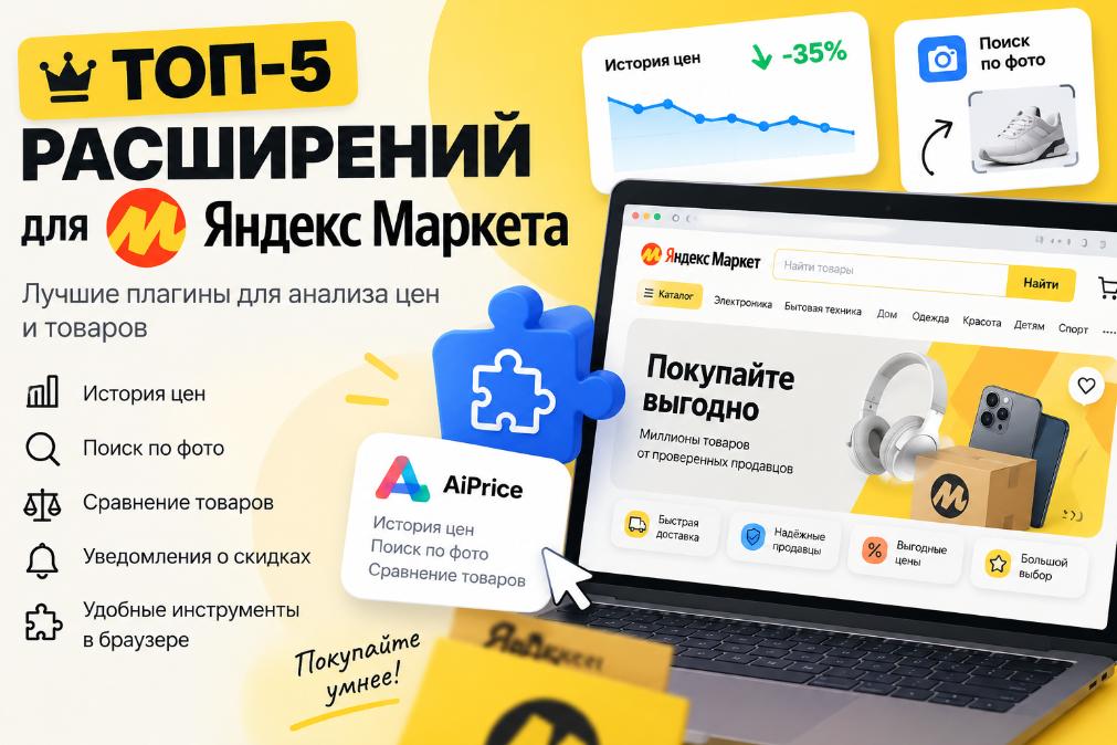 Топ-5 расширений для Яндекс Маркета: лучшие плагины для анализа цен и товаров